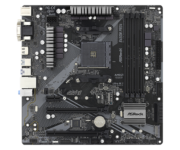 Asrock b450m pro4 установка